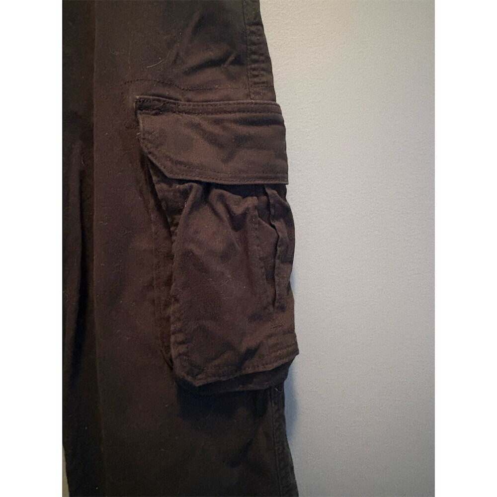 Wrangler Men's Cargo Pants Black Taper Fit Stretch Multipocket Size 30x30 - Picture 5 of 10